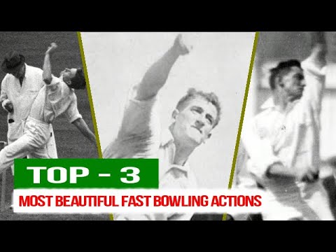 TOP - 3 MOST BEAUTIFUL FAST BOWLING ACTIONS - YouTube