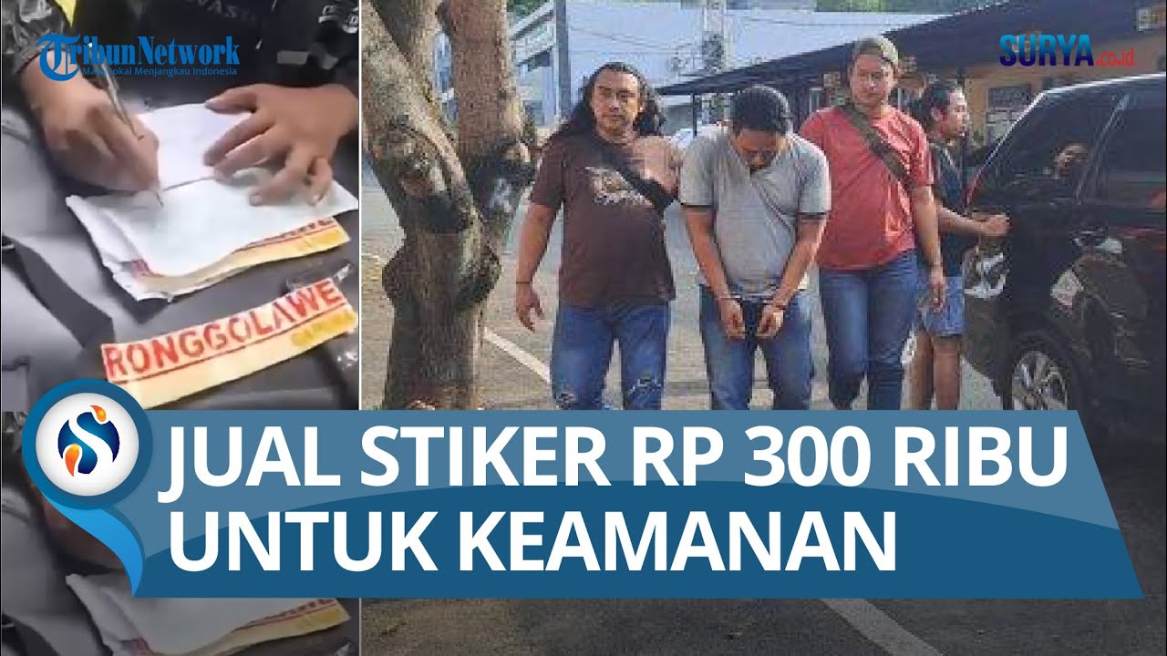 Pria di Tuban Diringkus Polisi Usai Paksa Sopir Beli Stiker Rp300 Ribu untuk Keamanan