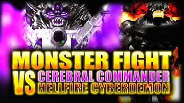 DOOM MONSTER BATTLE! Cerebral Commander VS Hellfire Cyberdemon! | Complex Doom/LCA/Clusterfuck