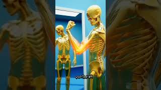 Glowing Skeleton Workout Animation 💀🔥 | AI Fitness Short #shorts