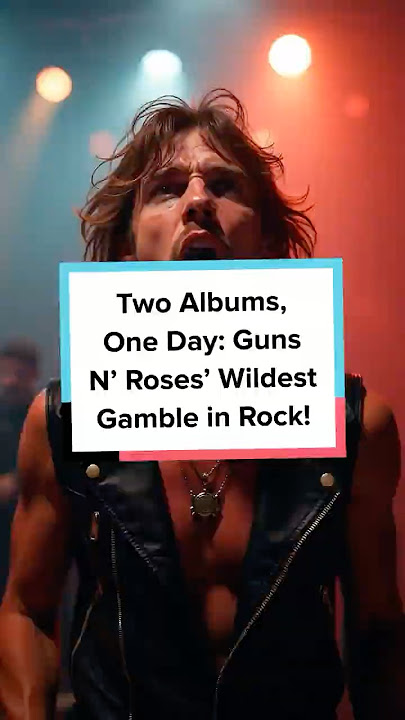 Two Albums, One Day: Guns N’ Roses’ Wildest Gamble in Rock!