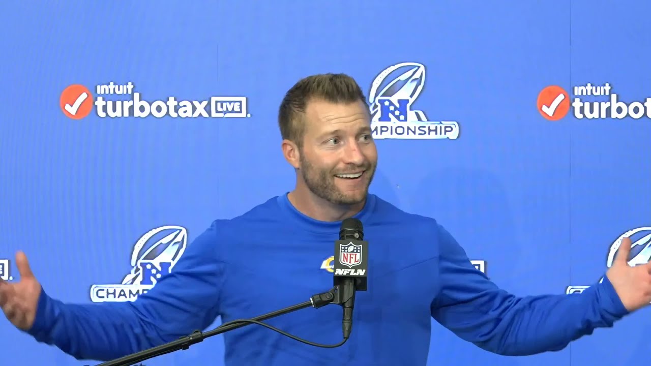 The Playoffs » Sean McVay sobre arbitragem: 'o futebol americano é um jogo  imperfeito