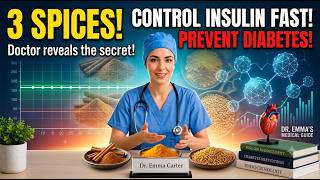 Doctor reveals  3 SPICES that CONTROL INSULIN FAST and PREVENT DIABETES!