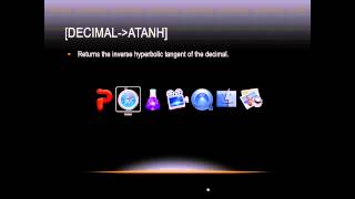 Lasso Programming: [decimal→atanh]