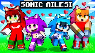 Minecraftta Sonic Ai̇lesi̇ Tarafından Evlat Edi̇ni̇ldi̇m