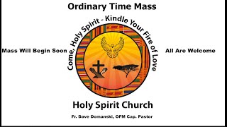 11th SUNDAY IN ORDINARY TIME MASS AT HOLY SPIRIT CATHOLIC CHURCH JUNE 14, 2026