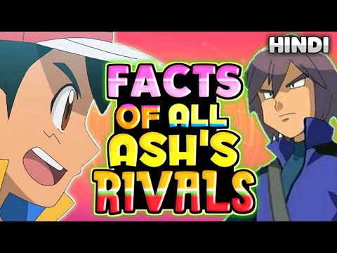 FACTS OF ALL ASH'S RIVALS|Pokemon Facts In Hindi|Pokemon Galaxy - YouTube