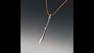 Jewelry Tutorial  Chinese War Sword or Dadao Sword Pendant