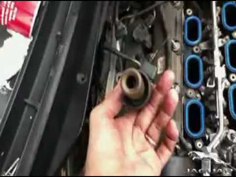 Jaguar Xtype 2004 changing the intake manifold gaskets ... 2004 6 0l engine wiring diagram 