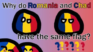 Why do Chad and Romania have the same Flag?