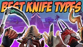RANKING ALL VALORANT KNIFE SKIN TYPES WORST TO BEST