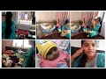 👧👦बच्चो के साथ घर के काम करते करते सुबह से शाम कब हो जाती है पता ही चलता🧑‍🍼mom life with newborn