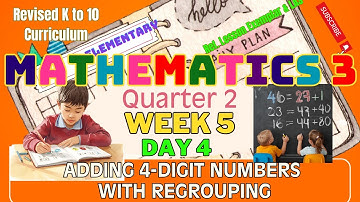 Grade 3 Math Q2 W5 D4 | Adding Numbers up to 10,000 (With Regrouping) | Revised K-12 MATATAG