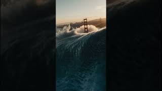 What If an Earthquake + Tsunami Hit San Francisco? 🌊🌍 AI Simulation (Drone View)