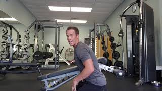 Correct form while doing decline sit-ups