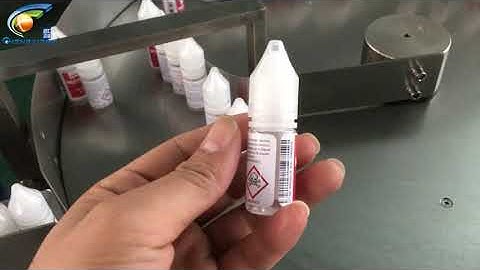Automatic 10ml e-liquid filling capping labeling machine packaging machine