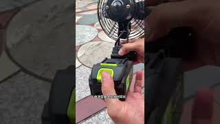Powerful Lithium Battery Fan Portable Rechargeable Fan High Power Cooling Fan #shortvideo #battery