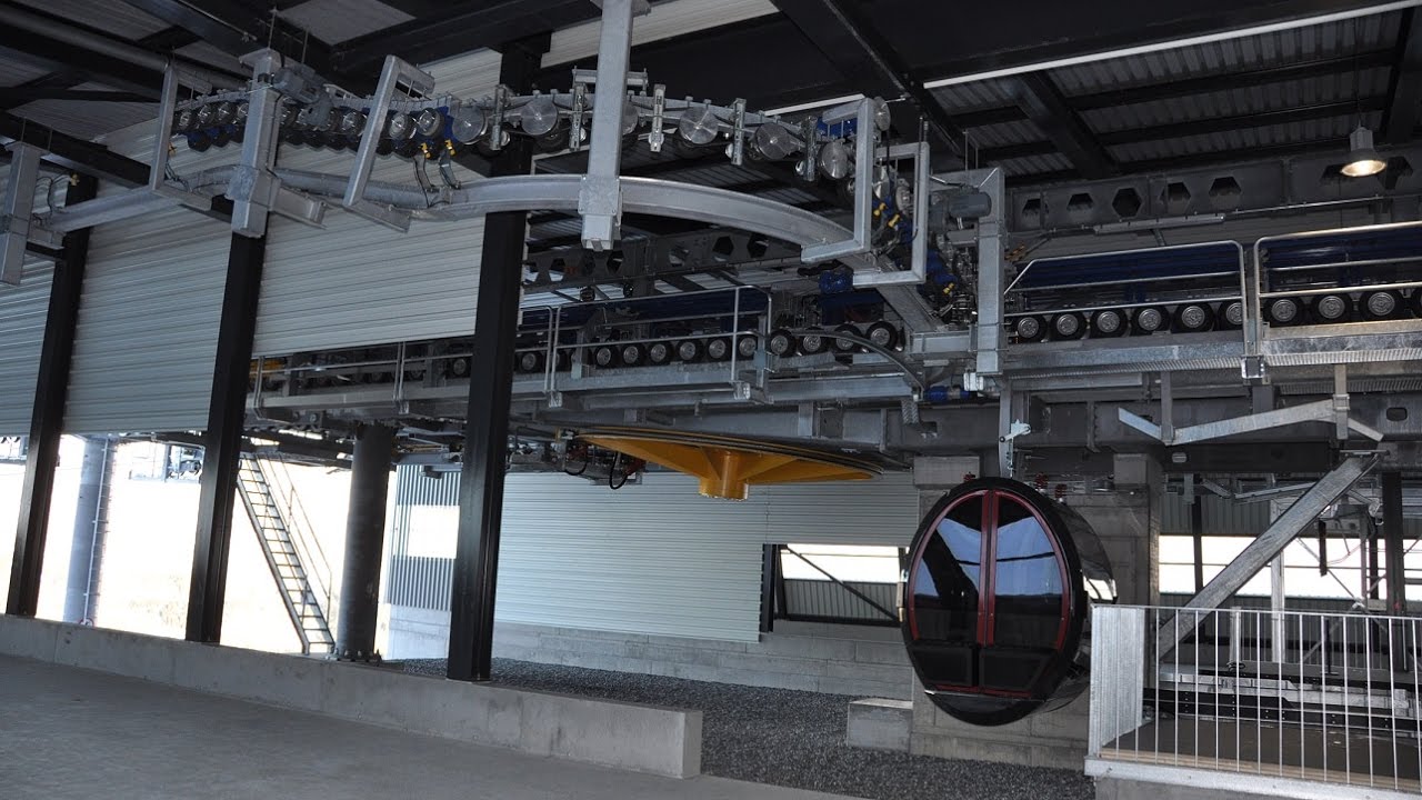 Bartholet Seilbahnen - Panoramabahn Lenzerheide Heidbüel - Eingaragierung