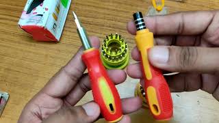 JACKLY JK 6036 Screw Driver 31 in 1 unboxing and detail review compare to Old one || buy only 64₹