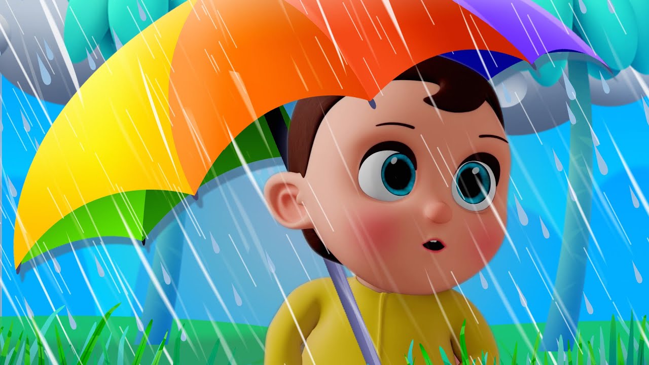 ⛈⛱ Rain Rain Go Away Song + More 3D Nursery Rhymes For Children