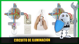 INSTALACION de INTERRUPTORES y 'FOCOS'  de una casa explicado paso a paso CIRCUITO DE ILUMINACION