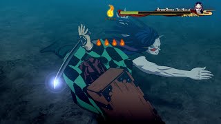 Demon Slayer Hinokami Chronicles  Nezuko & Tanjiro vs Swamp Demon Boss Battle Gameplay 鬼滅の刃ヒノカミ血風譚