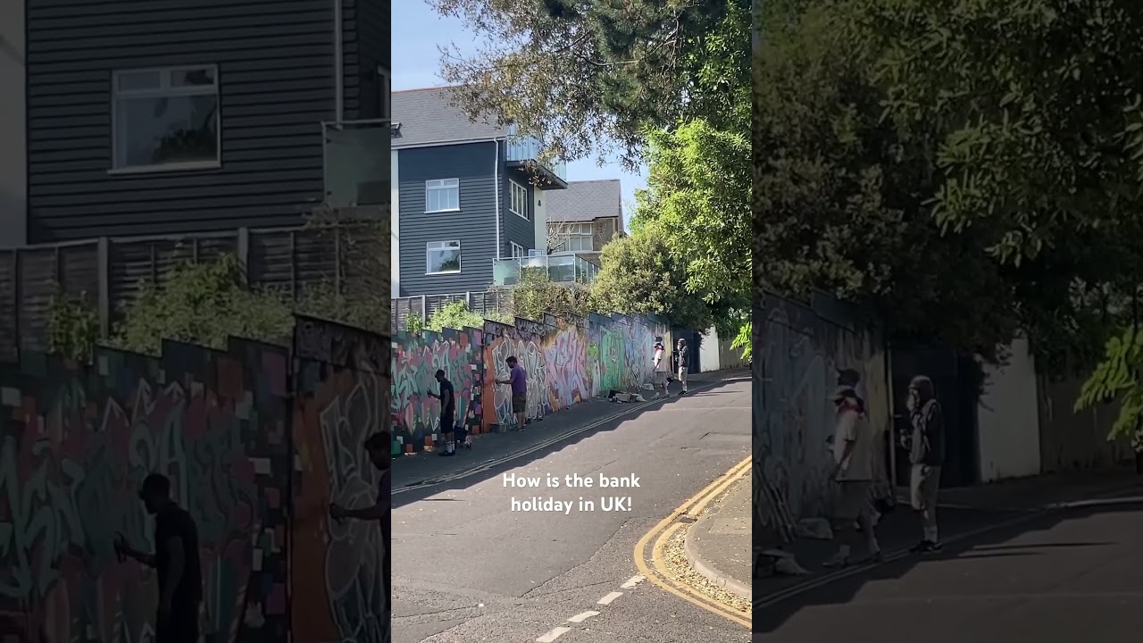 Bank holiday in the UK☀️