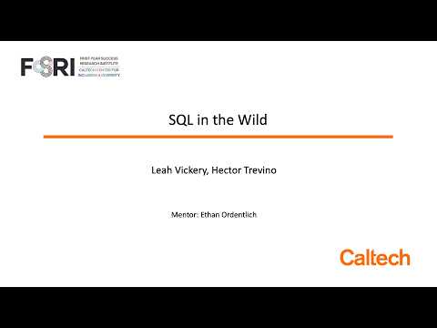 SQL in the Wild
