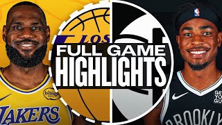 Los Angeles Lakers Vs Brooklyn Nets Full Game Highlights - Oct 20, 2025 Nba Preseason