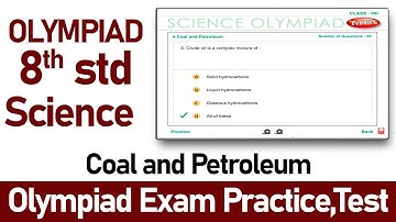 Olympiad 8th Science  | Coal and Petroleum | Olympiad Exam Preparation | Science Olympiad
