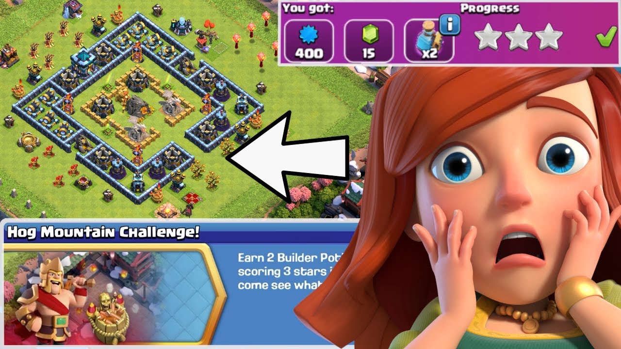 3 STAR HOG MOUNTAIN CHALLENGE (Made SIMPLE!) | Clash of Clans