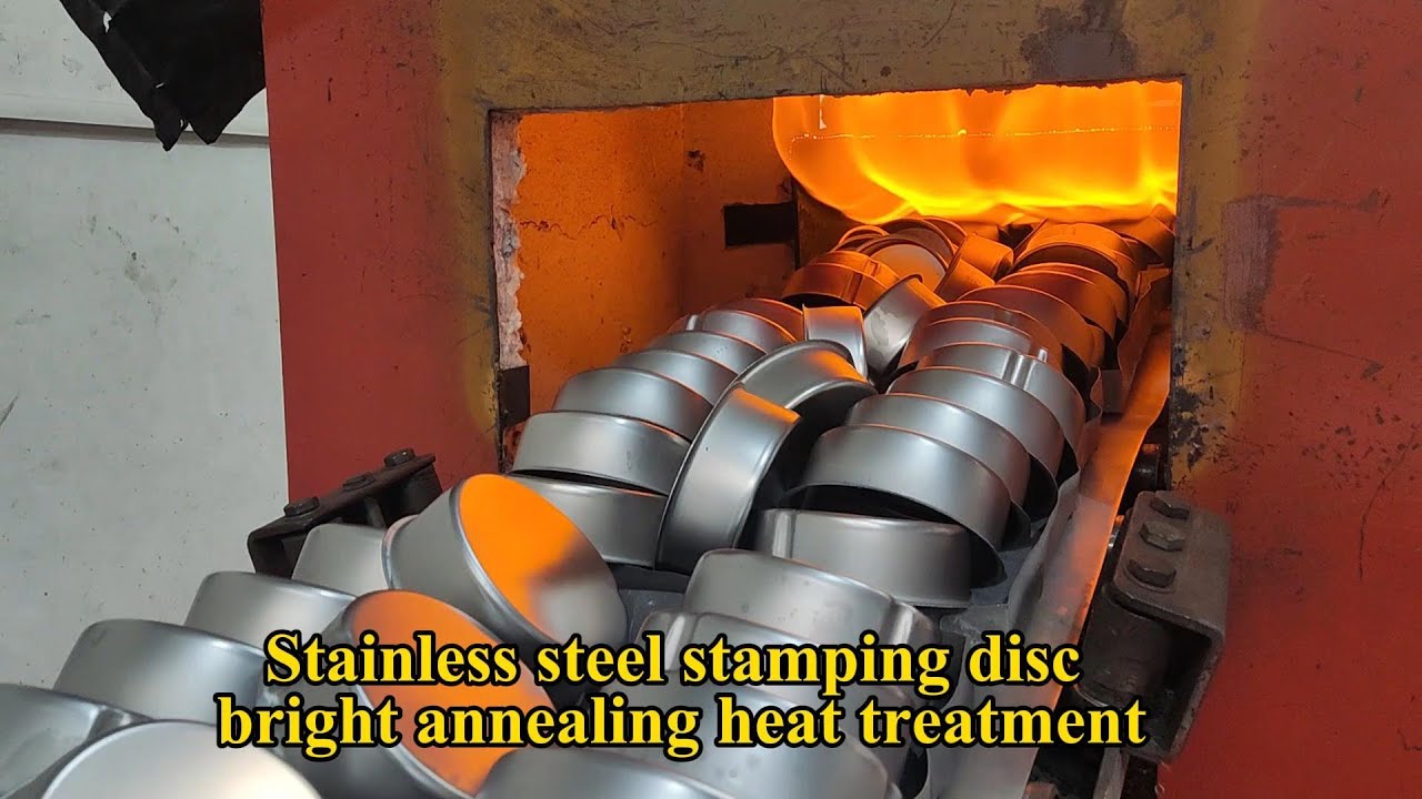 Stainless steel stamping disc bright annealing heat treatment