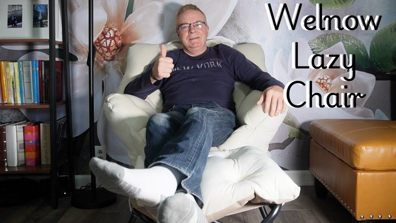 エンダースキーマ assemble leisure chair single Welnow Lazy Chair with Ottoman Assembly Product Review - YouTube