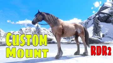 Epic RDR2 Horse Mod | Custom Coat Showcase in Red Dead Redemption 2