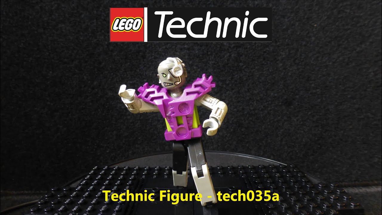 Lego Technic Figure BrickLink ID tech035a (appeared in set 8305)
