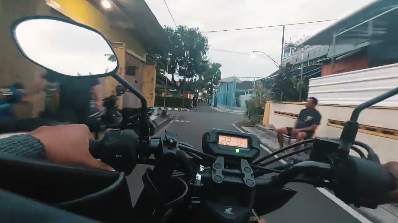 Terraced houses : Cinematic POV Motorcycle ASMR (Solo Ride) to Calm Your Mind | 癒やし