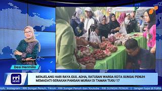 [BERITA] WBD – Jelang Idul Adha, Ratusan Warga Sungai Penuh Serbu Pangan Murah..