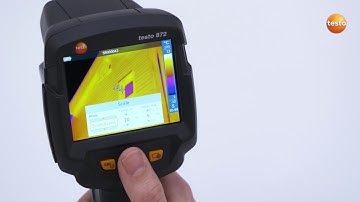 Testo 865, 868, 871 and 872 Thermal Imagers - Setting temperature scale