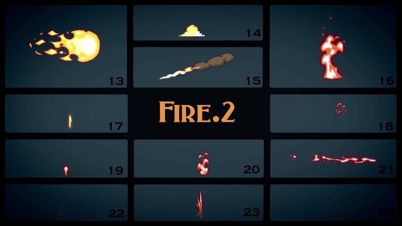 Elemental 2D FX pack [300 elements] | Motion Graphics - Videohive template