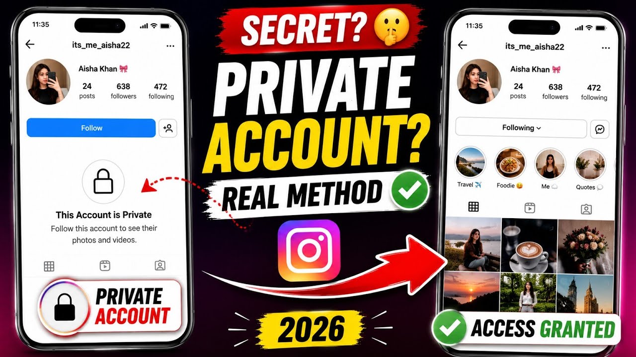 Instagram Private Account Kaise Dekhe? | How To View Private Instagram Account (2026)