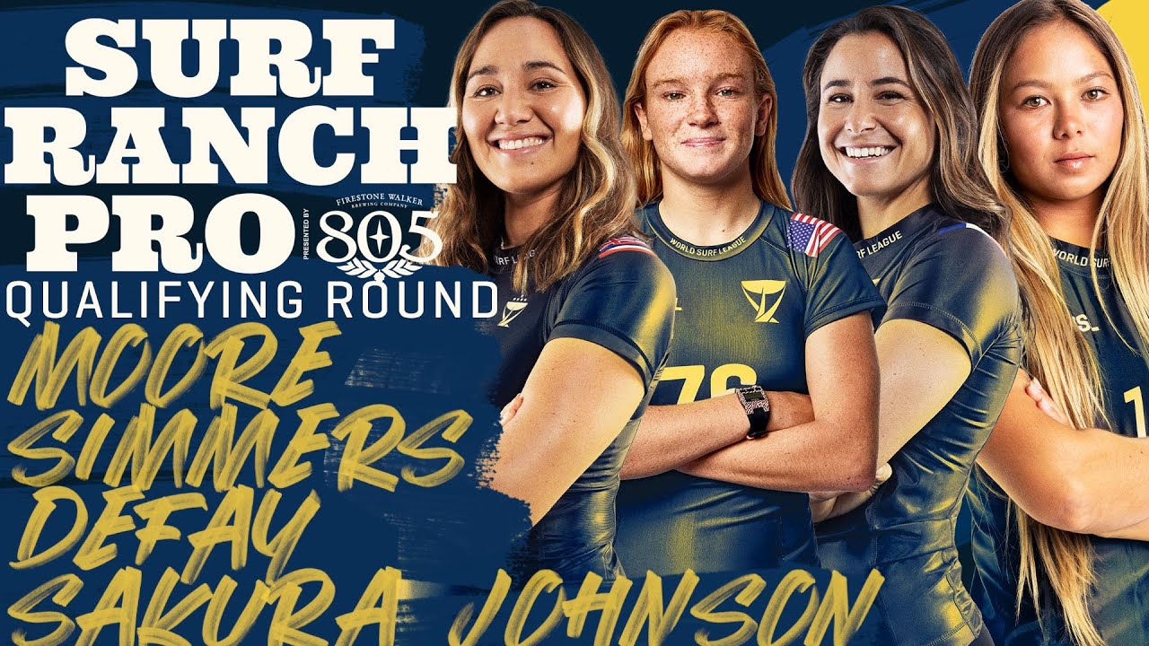 Moore, Simmers, Defay, Sakura Johnson | Surf Ranch Pro - Qualifying Round Heat Replay