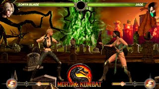 Mortal Kombat _Mortal Kombat 9(SONYA BLADE Hardest Destiny) Android Offline Gameplay _PsVita[Vita3K] screenshot 5