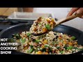 how to make BARLEY "FRIED RICE"