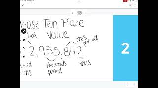 Base Ten Place Value System Mini-Lesson