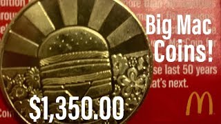 McDonald's Big Mac Coins Worth $1,350.00! Rare & Valuable Collector Coins