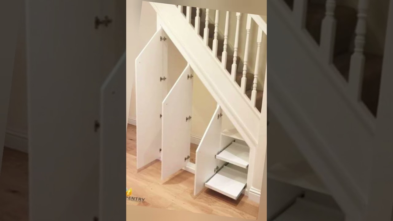 Amazing storage ideas under staircase ... 