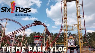 Impromptu Visit to Six Flags Over Georgia for 1 Credit/Six Flags over Georgia Vlog