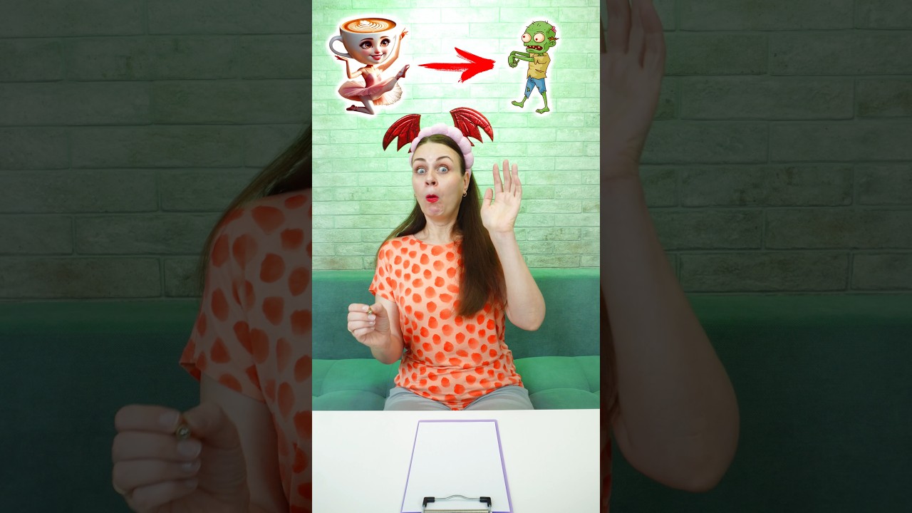 How to draw  Ballerina Cappuccino  zombie 