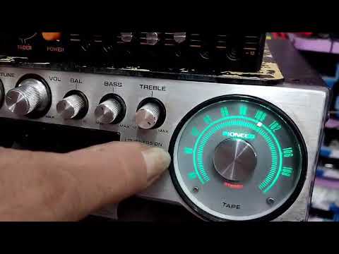 Pioneer KP 500 cassette player with Tojo GR 100 amplifier