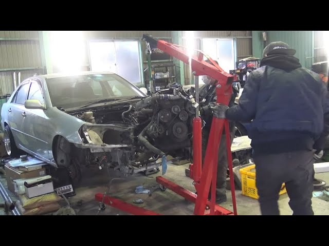 I want to put a 1J turbo engine in my JZX110 Mark II. - YouTube